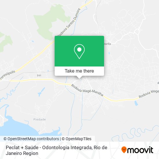 Peclat + Saúde - Odontologia Integrada map