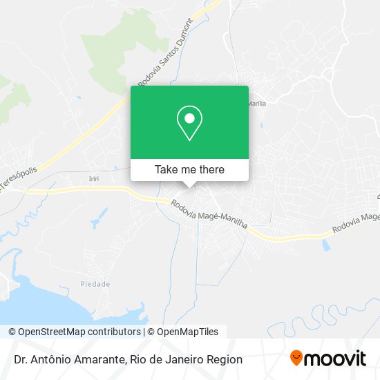 Dr. Antônio Amarante map