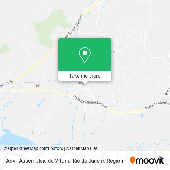 Adv - Assembleia da Vitória map