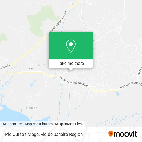 Pid Cursos Magé map