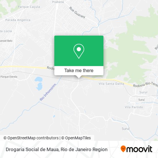 Drogaria Social de Maua map