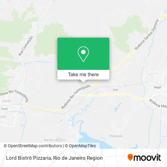 Lord Bistrô Pizzaria map