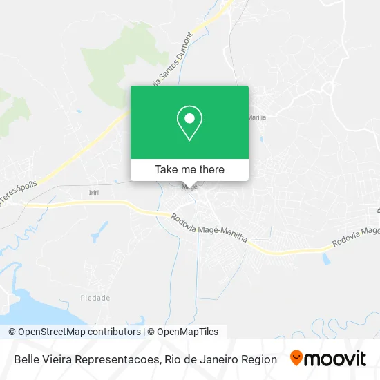Belle Vieira Representacoes map