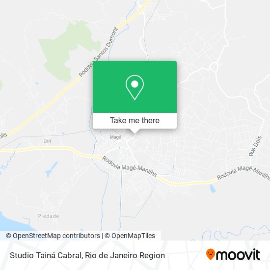 Studio Tainá Cabral map