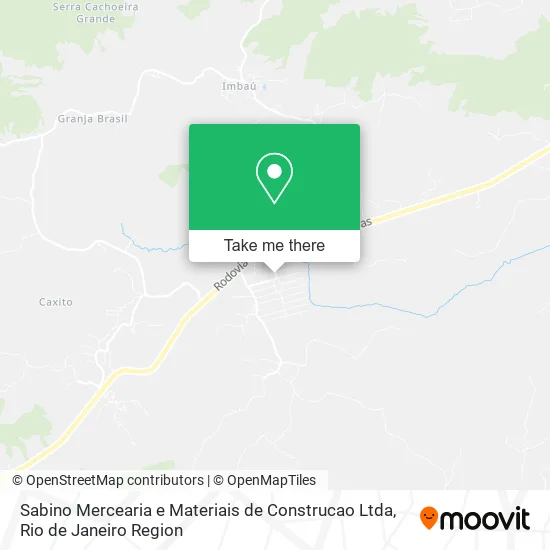 Sabino Mercearia e Materiais de Construcao Ltda map
