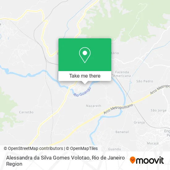 Alessandra da Silva Gomes Volotao map
