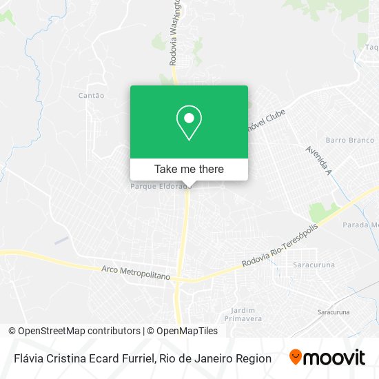 Flávia Cristina Ecard Furriel map