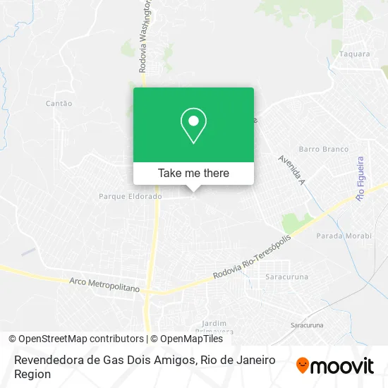 Revendedora de Gas Dois Amigos map