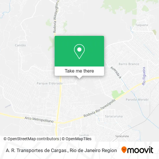 A. R. Transportes de Cargas. map