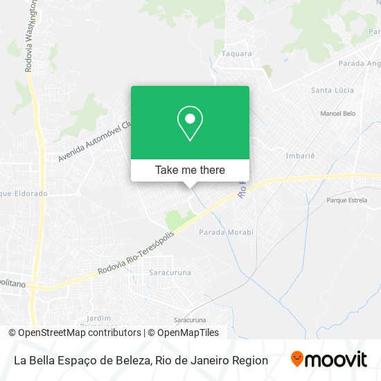 La Bella Espaço de Beleza map