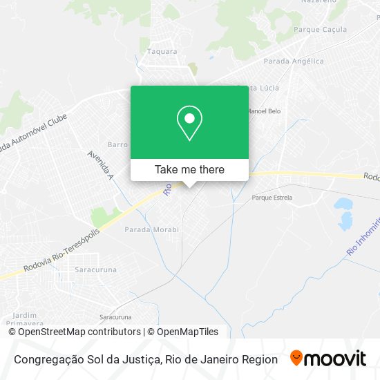 Congregação Sol da Justiça map