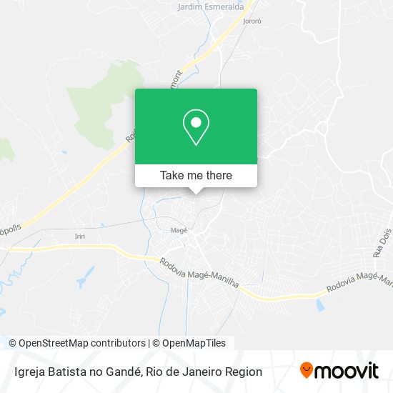 Igreja Batista no Gandé map
