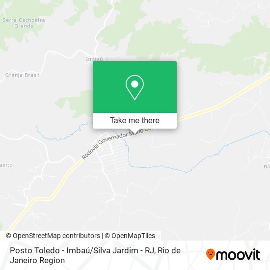 Posto Toledo - Imbaú / Silva Jardim - RJ map