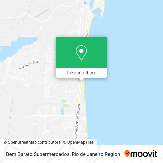 Bem Barato Supermercados map