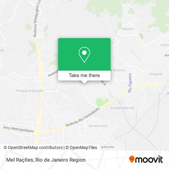 Mel Rações map
