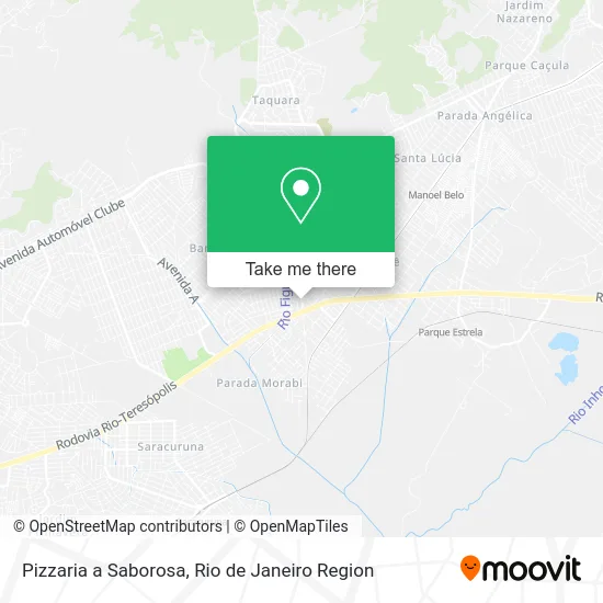 Pizzaria a Saborosa map