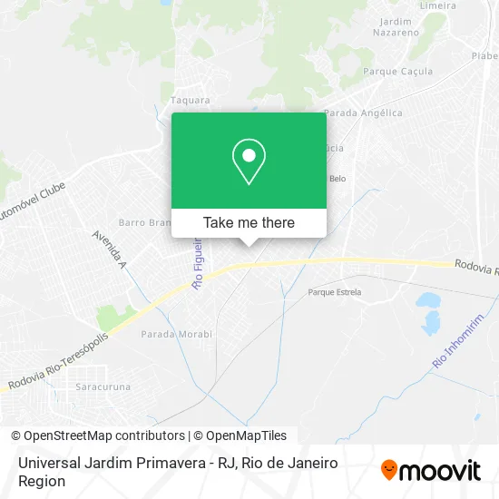 Universal Jardim Primavera - RJ map