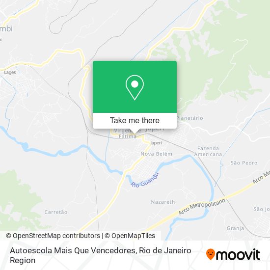 Autoescola Mais Que Vencedores map