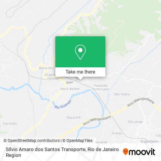 Sílvio Amaro dos Santos Transporte map