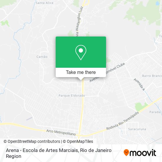 Arena - Escola de Artes Marciais map