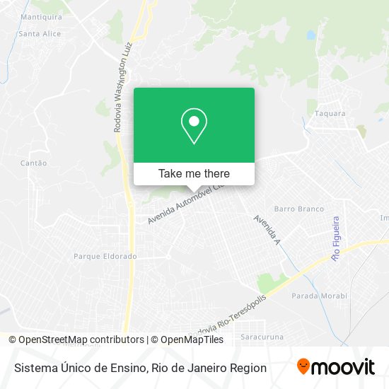 Mapa Sistema Único de Ensino