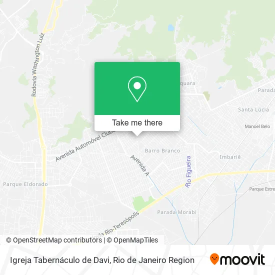 Igreja Tabernáculo de Davi map