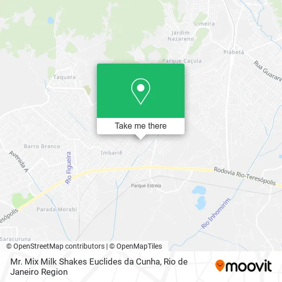 Mr. Mix Milk Shakes Euclides da Cunha map