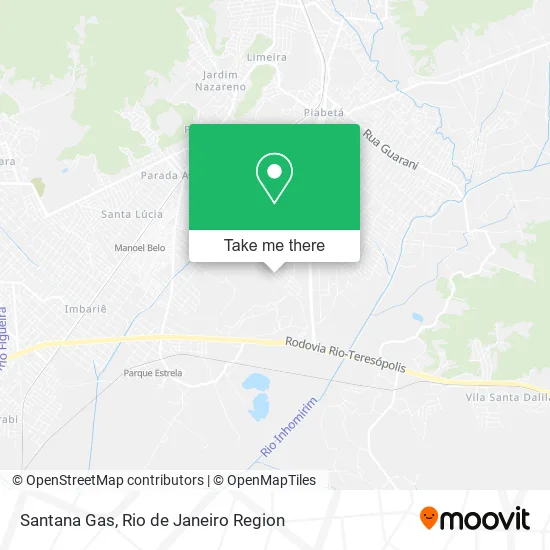 Santana Gas map