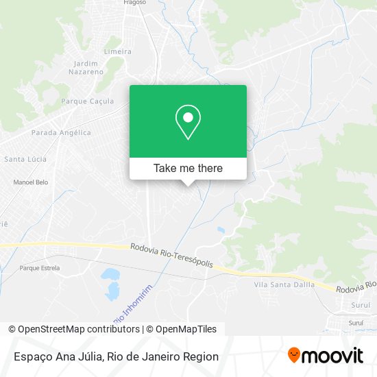 Espaço Ana Júlia map