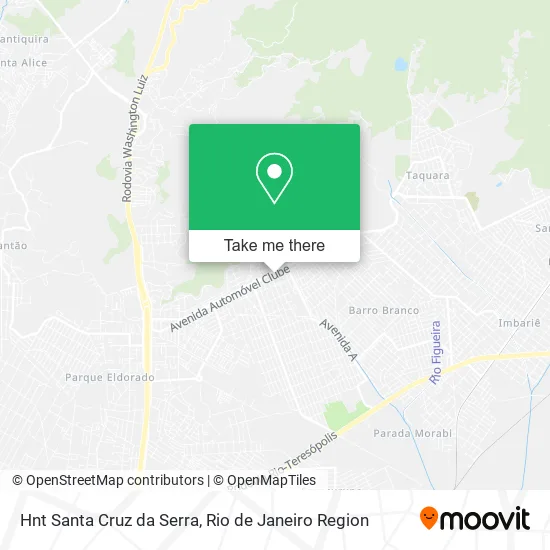 Hnt Santa Cruz da Serra map