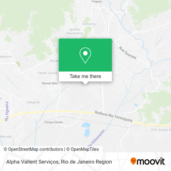 Alpha Vallent Serviços map