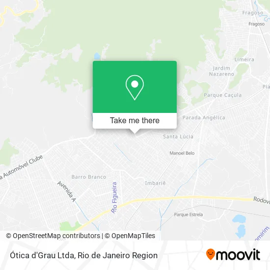 Ótica d'Grau Ltda map