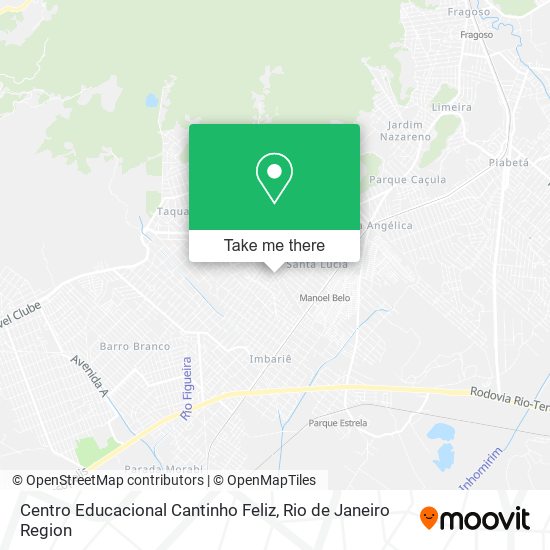 Centro Educacional Cantinho Feliz map