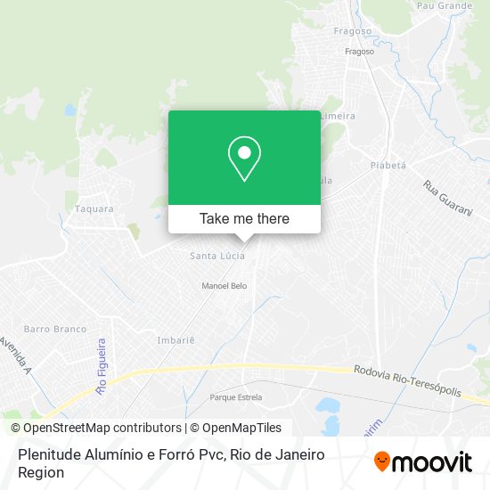 Mapa Plenitude Alumínio e Forró Pvc