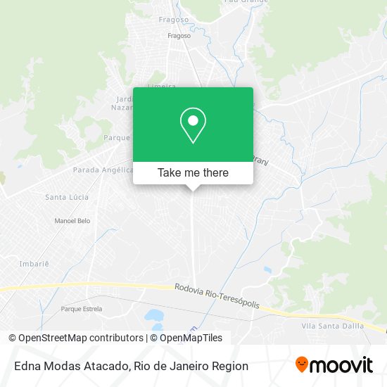 Edna Modas Atacado map