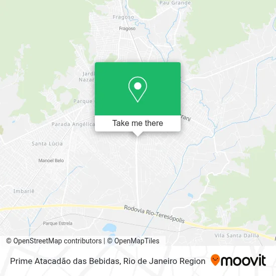 Prime Atacadão das Bebidas map