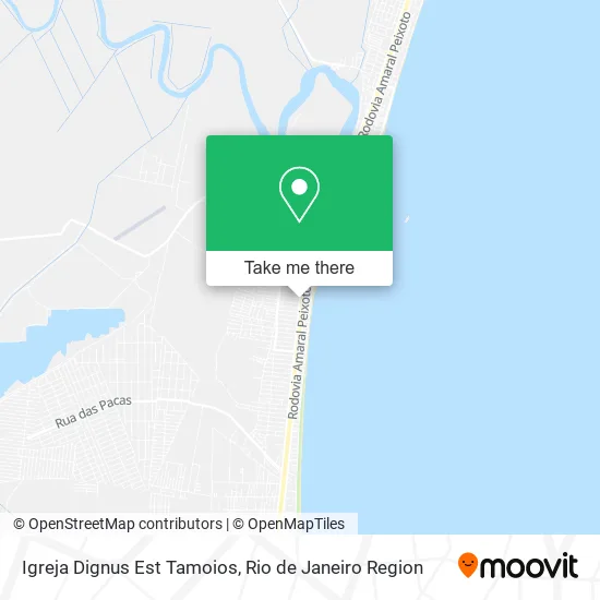 Igreja Dignus Est Tamoios map