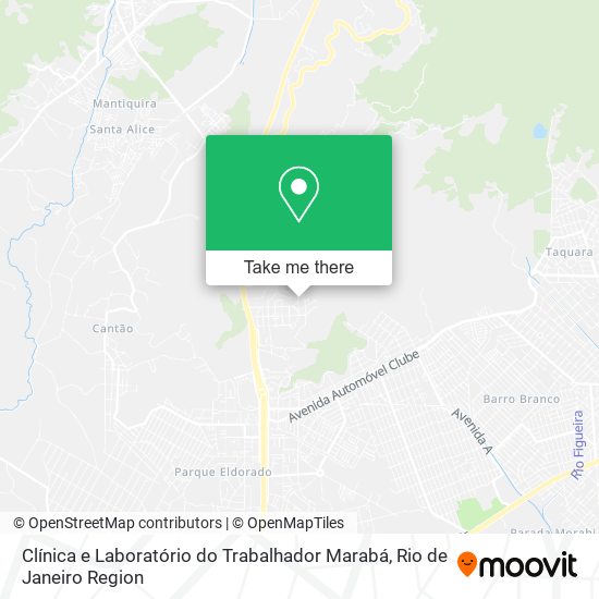 Clínica e Laboratório do Trabalhador Marabá map