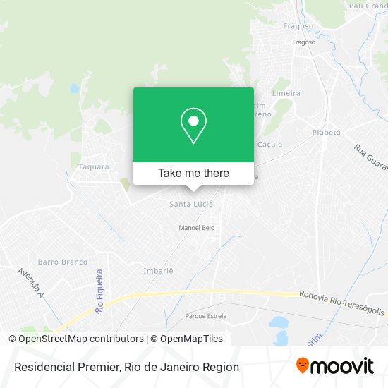 Residencial Premier map