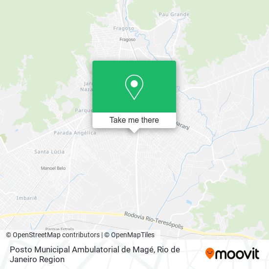 Posto Municipal Ambulatorial de Magé map