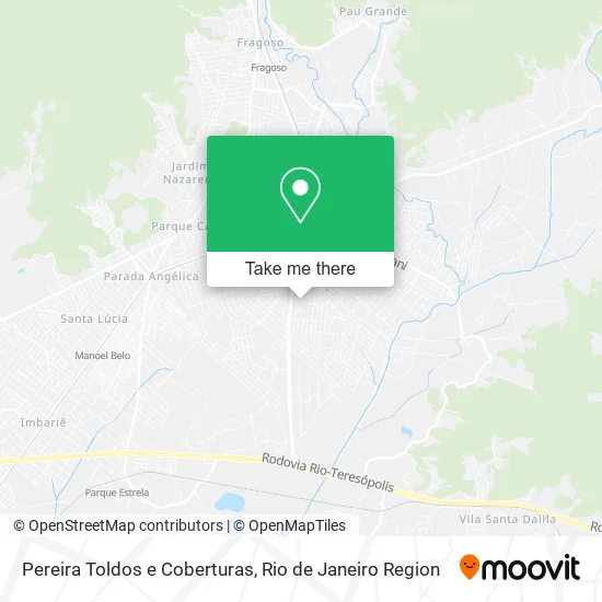 Pereira Toldos e Coberturas map
