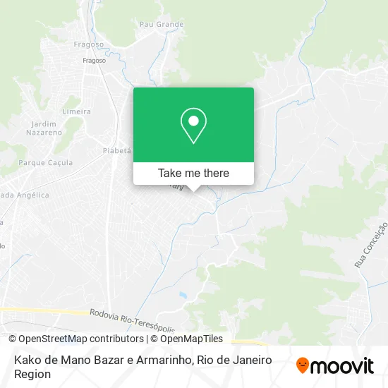 Kako de Mano Bazar e Armarinho map