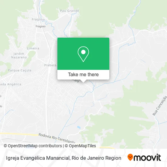 Igreja Evangélica Manancial map