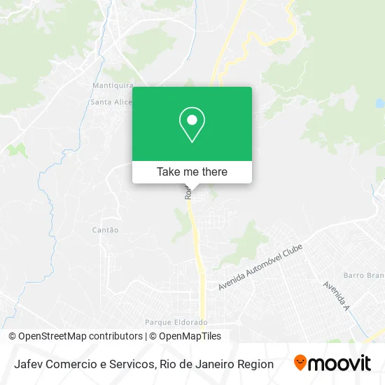 Jafev Comercio e Servicos map