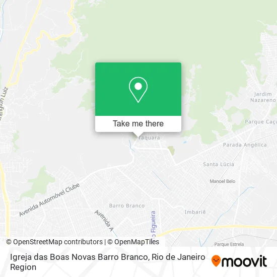 Igreja das Boas Novas Barro Branco map