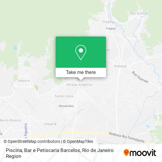Piscina, Bar e Petiscaria Barcelos map