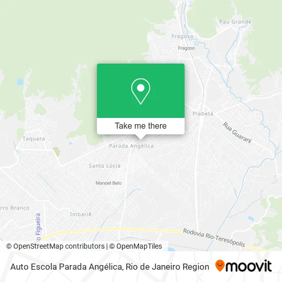 Auto Escola Parada Angélica map
