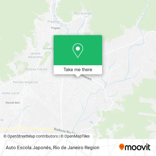 Auto Escola Japonês map