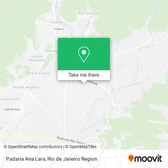 Padaria Ana Lara map