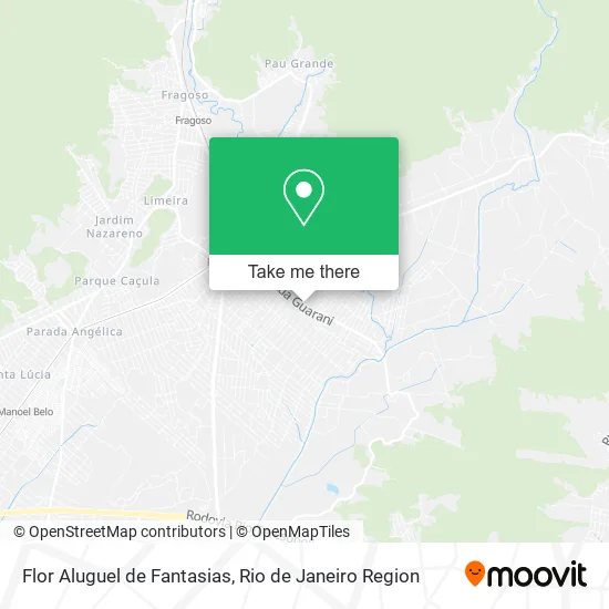 Flor Aluguel de Fantasias map